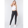 thumbnail image 3 of Saronite Pantalon Ponte Pleine Longueur Taille Haute Basics, Gris Anthracite (Femmes), 3 of 4