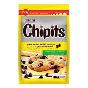 Chipits Hershey pur demi-doux Chips chocolat - 2.4 Kg. Riche Indulgence au chocolat pour la cuisson
