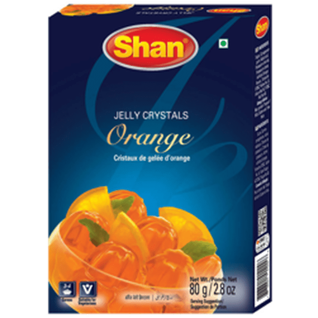 SHAN JELLY CRYSTAL ORANGE, 80g