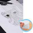 thumbnail image 4 of 150 Pcs Papier Carbone de Transfert au Graphite et Papier de Calque avec 5 Pcs Outils de Pointage à Double Extrémité pour Bois Papier Pierre, 4 of 9