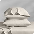 thumbnail image 1 of Bare Home Percale Weave Pillowcase Set - 300 Thread Count - 100% Organic Cotton - Standard, French Beige, 1 of 4