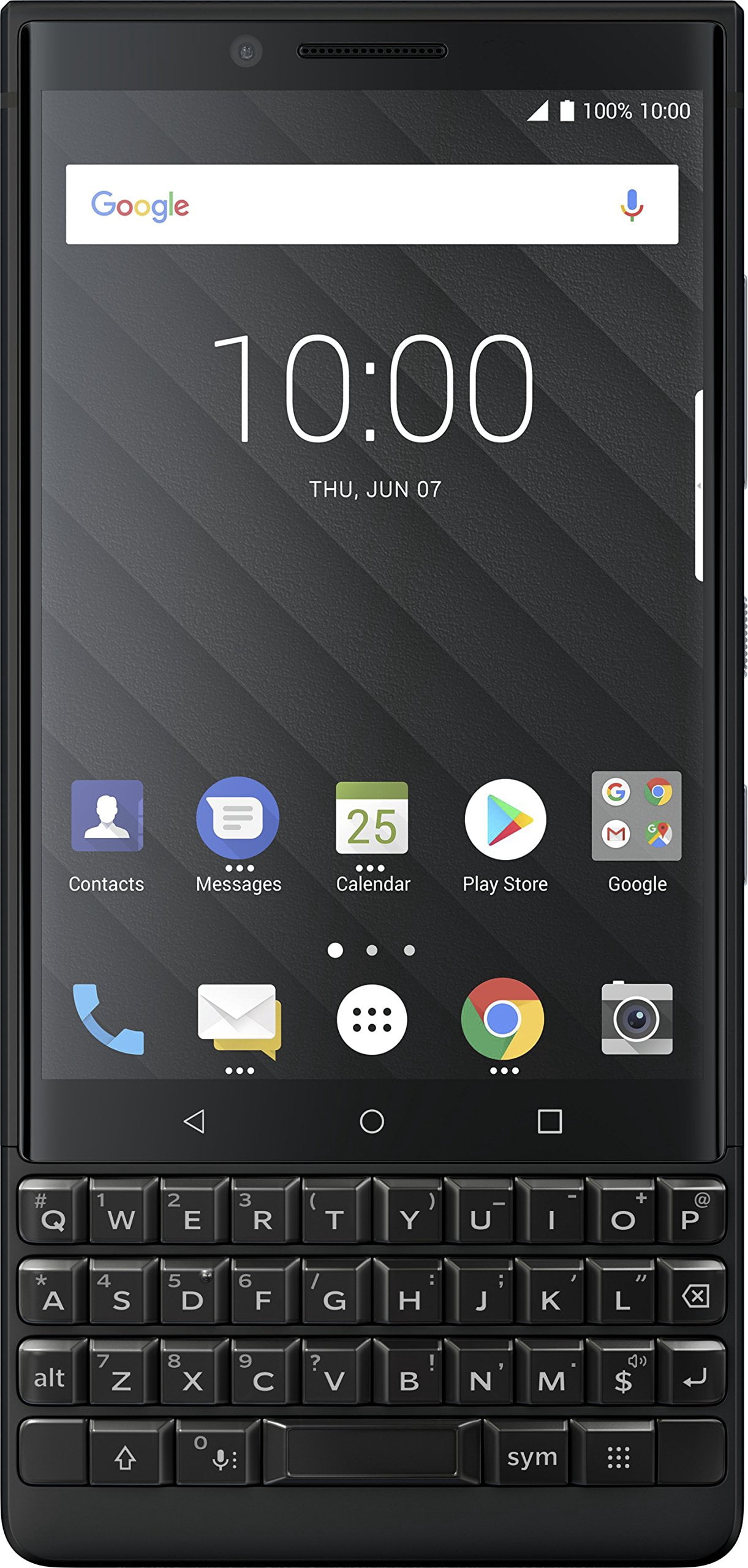 BlackBerry KEY2 Black Unlocked Android Smartphone (AT&T/T-Mobile) 4G LTE, 64GB