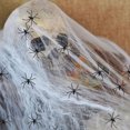 thumbnail image 4 of Boc Décoration de Crâne d'Halloween Squelette Activé par la Voix Effrayante avec Yeux Rouges LED & Fausse Araignée Maison Hantée Décorative Pro, 4 of 9