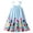 Blue, variant on vigerkar Baby-Girls Summer Mini Dress Princess Cute Clothes Beach Floral Striped Bow Sundress Birthday Gift (Blue, 2-3 Years)