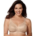 thumbnail image 1 of Playtex Womens 18 Hour Front Close Posture Bra, 36D, Nude, 1 of 6