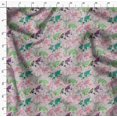 thumbnail image 4 of Soimoi Gray Poly Georgette Fabric Stamp & World Map Print Fabric by the Yard 52 Inch Wide, 4 of 5