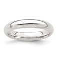 thumbnail image 1 of 925 Sterling Silver 4mm Comfort Fit Size 11 Band Ring, 1 of 2