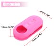 thumbnail image 5 of Unique Bargains Étui en Silicone Rose à Trois Boutons pour Télécommande de Voiture Fiat 500 Viaggioottimo, 5 of 5