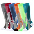 thumbnail image 1 of KAWELL 6 Pairs Compression Socks for Women and Men 20-30mmHg-Circulation Support Socks, 1 of 5
