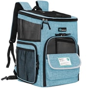 PetAmi Airline Approved Pet Carrier Backpack, Turqoise