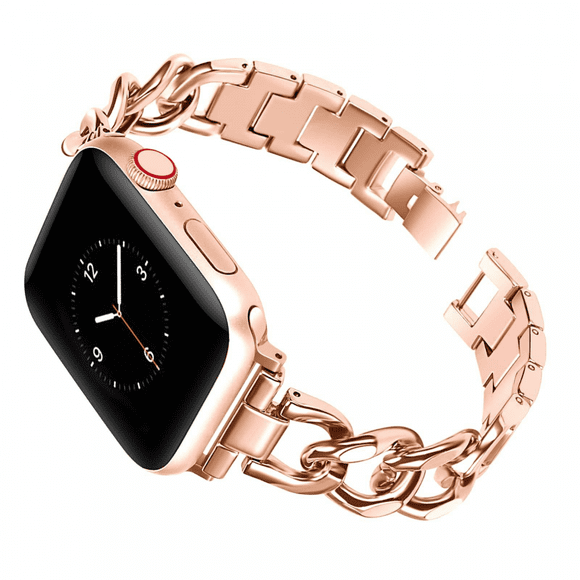 XIHAMA Watch Band Compatible with Apple Watch Strap 41mm 40mm 38mm 42mm 44mm  45mm 49MM Women's Denim Single Chain Iwatch Series 9 8 7 SE Sport Band