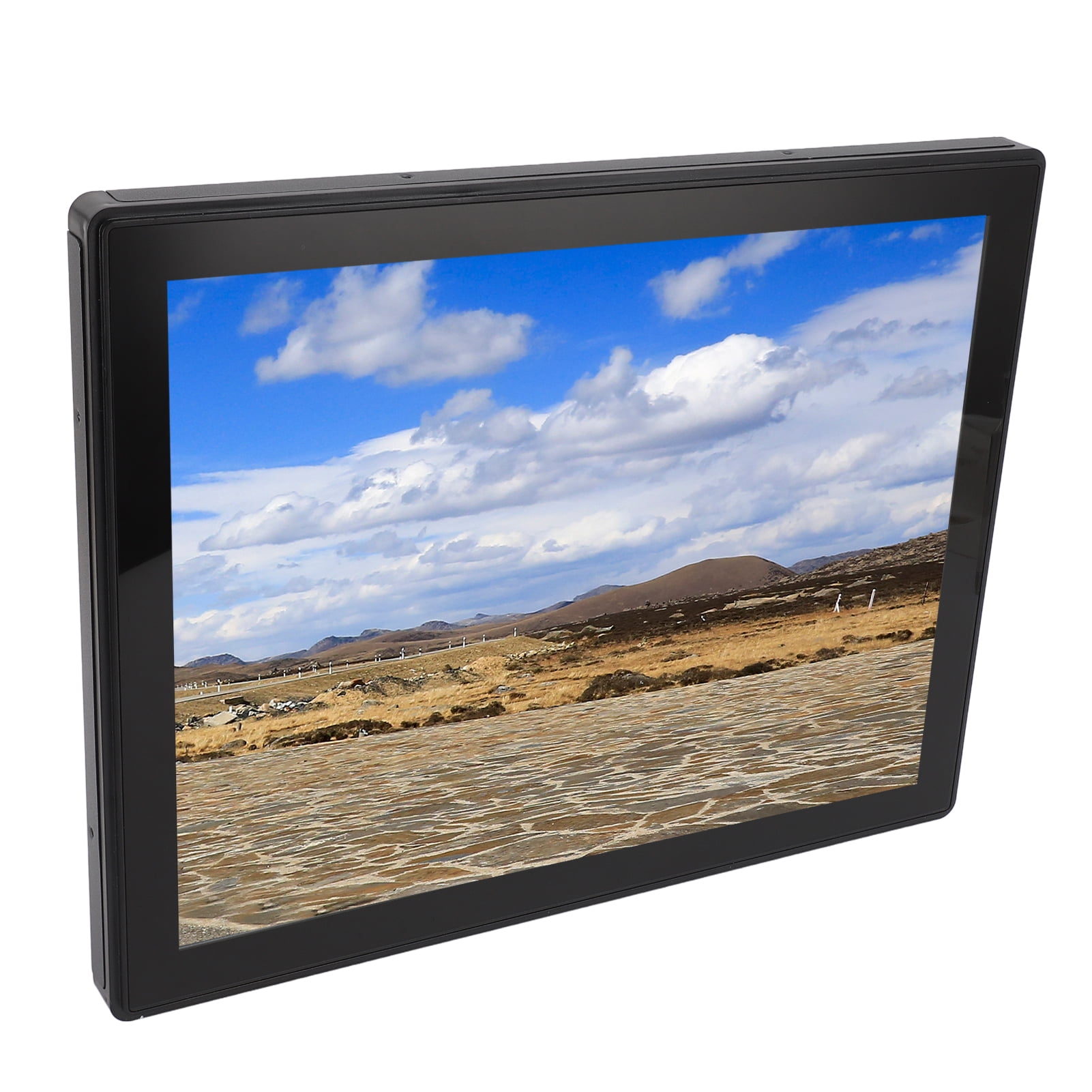 15 Inch Capacitive Touchscreen Monitor, 10 Point Multi Touch Screen IPS LCD Display 1024x768, IP65 Waterproof, HD Multimedia Interface Industrial Monitor Module Built in Speaker, VGA USB Port