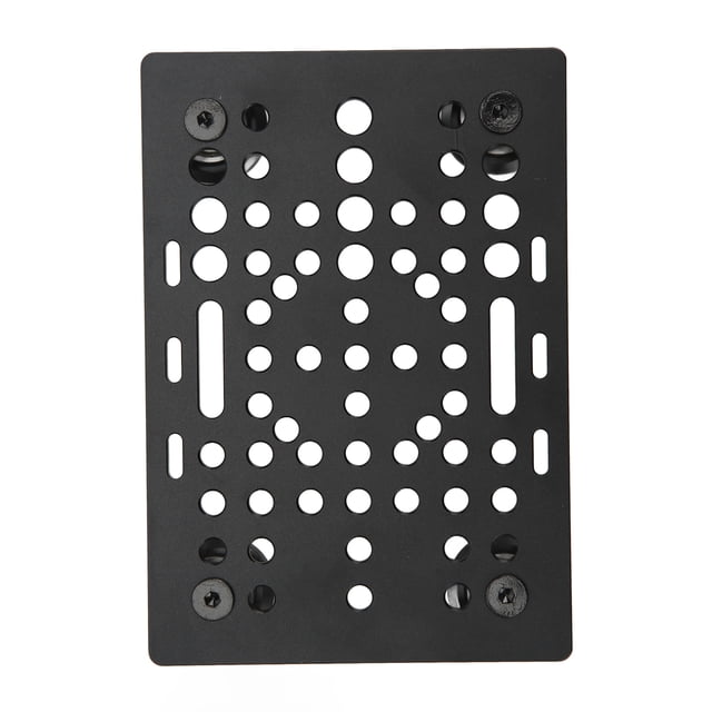 Gantry Plate, Gantry Board Black Anodized For Drilling Machine Board With 4 Plastic Pulleys And Bearings
