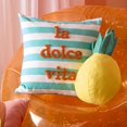 thumbnail image 3 of Bouclair Orange Inflatable Glitter Chair, 3 of 5