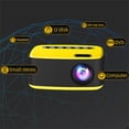 thumbnail image 3 of EGNMCR Projector T20 Mini Portable Pocket Home Cinema 1080P LED Home Media Video Player Movie Projector - Projector 3D HD 1080P LED Cinema AV USB a Projector, 3 of 9