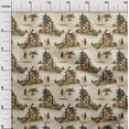 thumbnail image 3 of oneOone Polyester Spandex Brown Fabric Cowboy Sewing Craft Projects Fabric Prints By Yard 56 Inch Wide-aB, 3 of 5