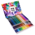 thumbnail image 2 of EGNMCR Pens 72 Color Colored Pencils Set Brush Art Graffiti Pen Oily Colored Pencils A pencils, 2 of 8
