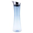 thumbnail image 3 of Water Juice Milk Drinks Glass Iced Tea Beverage Glass Pitcher Jug Pitcher Jug 1L Blue, 3 of 8