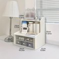 thumbnail image 4 of 1pc, Desktop Shelf, Student Dormitory Desk Storage Rack, Office Desk Stationery, 4 of 4
