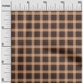 thumbnail image 2 of oneOone Velvet Rose Brown Fabric Tartan Sewing Craft Projects Fabric Prints By Yard 58 Inch Wide, 2 of 4