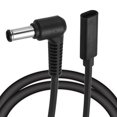 thumbnail image 1 of 0.5FT USB C to DC PD Power Fast Charging Cable, 6.5mmx1.4mm 65W/18V-20V DC Power Cable, Type C Input 3.25A Adapter Jack Converter for Router, Camera, TV Box, Desk Lamp(Black), 1 of 6