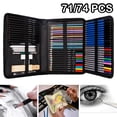 thumbnail image 1 of 71PCS/set Professional Drawing Kit Sketch Pencils Set Art Sketching Painting Supplies with Carrying Bag, 1 of 13