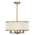 thumbnail image 1 of Livex Lighting 62613-48 Park Ridge 4 Light Chandelier, Hand Painted Antique Gold Leaf, 1 of 2