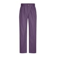 thumbnail image 5 of FRSASU Pantalon Habillé Classique pour Homme, Chino Plissé Infroissable, Sans Repassage, Infroissable, Extensible, Pantalon de Complet Violet, 5 of 5