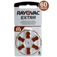 thumbnail image 1 of Rayovac Extra Size 312 Hearing Aid Batteries (60 Pack), 1 of 5