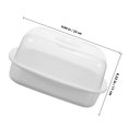 thumbnail image 2 of AURARMLET Microwave Vegetable Steamer Dumpling Steamer Basket PP Refrigerator Compatible White 1Set, 2 of 7
