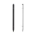 thumbnail image 2 of Magnetic Dual-Tip Capacitive Stylus with Fiber & Transparent Disc Tips - Lightweight Aluminum Body, No Battery/Bluetooth Needed - Compatible with iPad, iPhone, Android Tablets, Smartphones & Laptops, 2 of 7