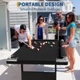 thumbnail image 4 of GloryStar 6Ft/7Ft Folding Pool Table, Portable Pool Table, Billiard Table Set Includes Balls, Cues, Chalks and Brush, for Family Game Room, Adult Rrec Room, Basements, 4 of 7