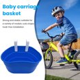 thumbnail image 4 of Bicycle Scooter Basket Large Capacity Bright Color Smooth Edge Strong Load-bearing Simple Installation Kids Bicycle Scooter Basket Storage Container Bike Supplies, 4 of 7