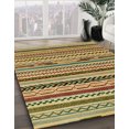 thumbnail image 2 of Ahgly Company Indoor Rectangle Abstract Yellow Abstract Area Rugs, 7' x 10', 2 of 6