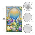 thumbnail image 3 of Garden Flag Holder Stand Garden Flags for All Seasons Dogs Table Runners 72 Inches Long Modern Outdoor Banner Stand Garden Flag Holder Stand with Solar Light Easter Garden Flag 12.5 X 18 Inch 2025, 3 of 4