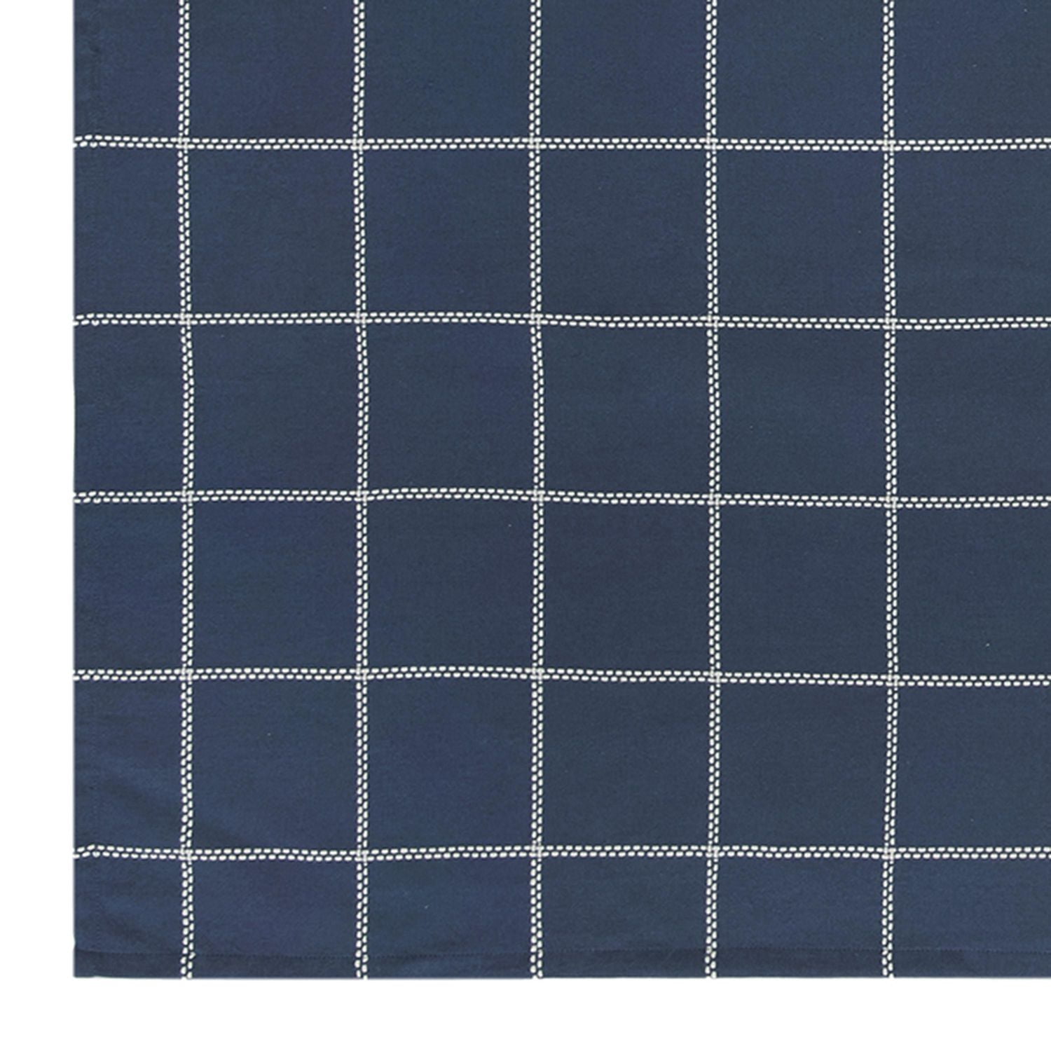 Jeté de table tissé Jamey de Better Homes & Gardens - 50" x 50" - Indigo délavé - 100 % coton