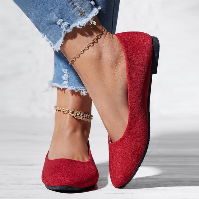 LSLJS Mode Femmes Décontractées Bout en Pointe Chaussures Décontractées Confortables, Pantoufles pour Femmes