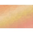 thumbnail image 1 of Ahgly Company Tapis d'Intérieur Rectangulaire Transitionnel Orange Lavable à la Machine, 4 Pieds x 6 Pieds, 1 of 7