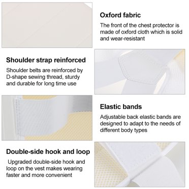 Karate Chest Guard, Solid Karate Chest Protector Ergonomic Delicat For Taekwondo For Karate