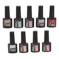thumbnail image 1 of Vernis à Ongles, Ensemble de Vernis Gel Pailleté Coloré Réfléchissant Portable 9 Pcs pour Boutique de Beauté pour la Maison, 1 of 8