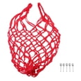 thumbnail image 3 of Sac pour Ballon en Maille Ballon de Basketball Transport de Ballon Rangement en Maille Ballon de Basketball Football Durable Sac Filet Multifonction Support Rouge, 3 of 9