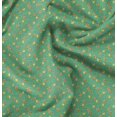 thumbnail image 1 of Soimoi Green polyester Crepe Fabric Rose Floral Print Sewing Fabric Yard 52 Inch Wide, 1 of 6