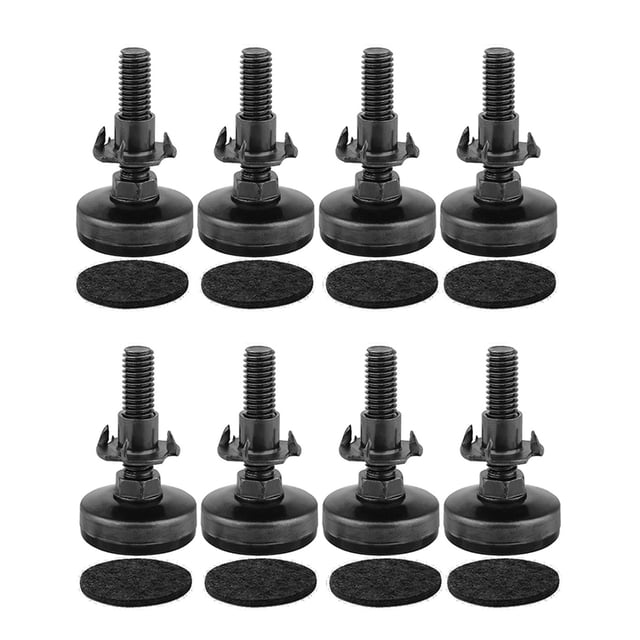 8Pcs Furniture Levelers Heavy Duty Furniture Leveling Feet Adjustable Leg Levelers for Cabinets Tables Chairs Raiser