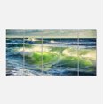 thumbnail image 2 of Sunrise and Shining Waves in Ocean - Beach Photo Canvas Print, 2 of 3