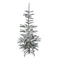 thumbnail image 2 of Northlight Real Touch™️ Slim Flocked Nordmann Fir Artificial Christmas Tree - Unlit - 7.5', 2 of 6