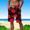 thumbnail image 2 of Ketyyh-chn99 Shorts de Basketball pour Hommes Plage Mode Maillots de Bain pour Hommes Shorts de Planche Maillots de Bain Rouges,m, 2 of 5
