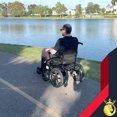 thumbnail image 2 of ComfyGO 6011 Fauteuil Roulant Électrique Motorisé Robuste, Rouge, 2 of 6