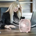 thumbnail image 5 of Yhmxh Fan-Desk Fan Portable Fan Box Fan Mini Fan Dormitory Desktop Portable Silent Small Fan USB Multifunctional Fan Small fan, 5 of 5