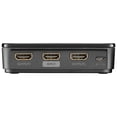 thumbnail image 1 of RocketFish 2-Port 4K Ultra HD HDMI Splitter (RF-G1603-C) | Seamless Dual Display Streaming – Black, 1 of 5