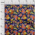 thumbnail image 2 of oneOone Cotton Cambric Blue Fabric Abstract Floral Sewing Craft Projects Fabric Prints By Yard 56 Inch Wide, 2 of 5